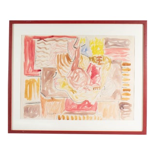 Abstract Watercolor Painting by Harry Hilson For Sale