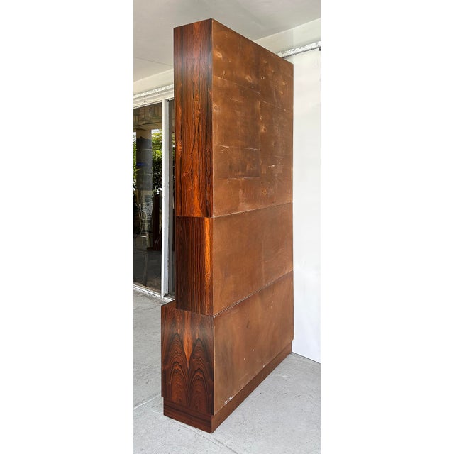 Mid 20th Century Carlo Jensen Poul Hundevad Danish Rosewood Bookcases, Pair For Sale - Image 14 of 15