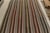Handwoven in wool, a vintage Turkish kilim rug, connoting a rare variant of mid-century panel weaving styles circa...