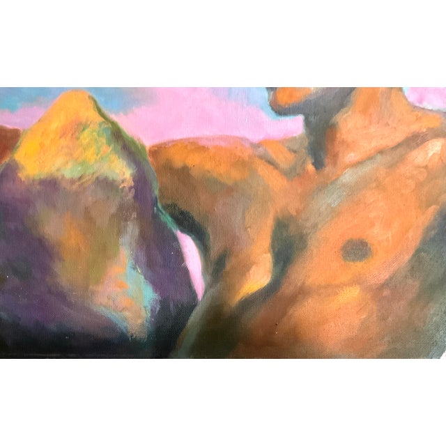 Kauai Hawaii North Shore by Isa Maria Oil on Canvas American. (1950? - ) Framed For Sale - Image 11 of 12