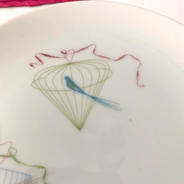 Mid-Century "Birdcage" Salad and Bread Plates by Rosenthal- Set of 13 For Sale - Image 11 of 12