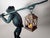 Mid-Century Modern Late 20th Century Spi Walking Frog With Lantern Garden Statue For Sale - Image 3 of 6