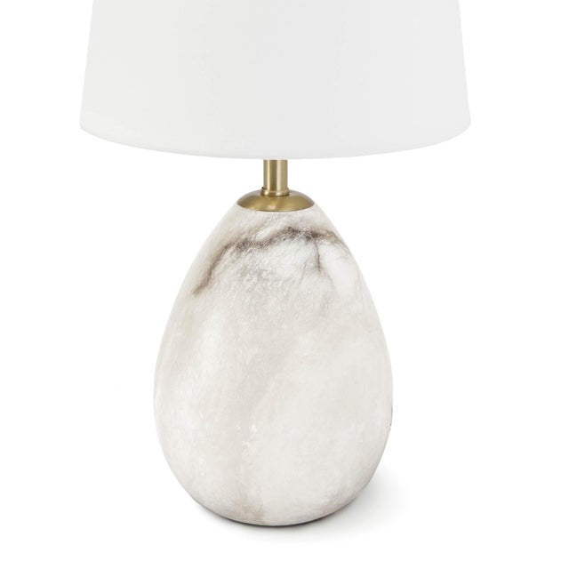 Regina Andrew Jared Alabaster Mini Lamp For Sale In Detroit - Image 6 of 8
