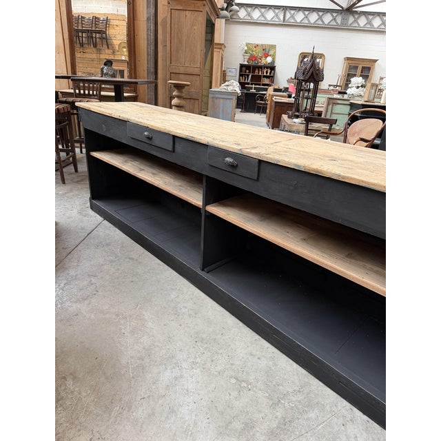 Large Early 20th Century Store Counter For Sale - Image 12 of 18