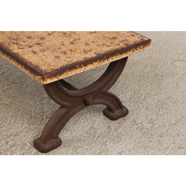 Restoration Hardware Industrial Steel & Iron Coffee Table For Sale - Image 10 of 14