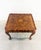 Mid 20th Century Neoclassical French Provincial Burlwood Walnut Scalloped End Tables - A Pair For Sale - Image 9 of 12