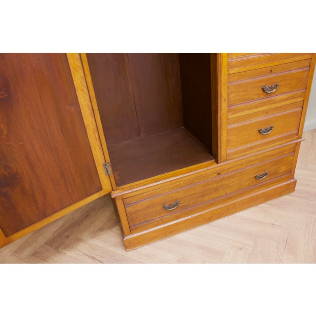 Antique Victorian Mahogany Compactum Combination Wardrobe, 1890s For Sale - Image 9 of 14
