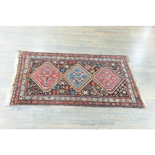 Early 20th Century Persian Afshar Rug For Sale - Image 12 of 15