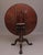 A large and impressive 18th Century mahogany tripod tea table, having a wonderful figured top that sits on a birdcage...