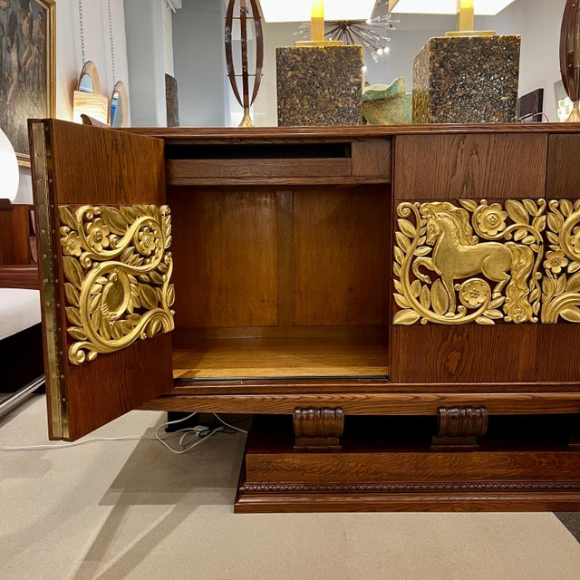 Wood 1930s Fine Art Deco Sideboard Designed by Christian Krass For Sale - Image 7 of 18