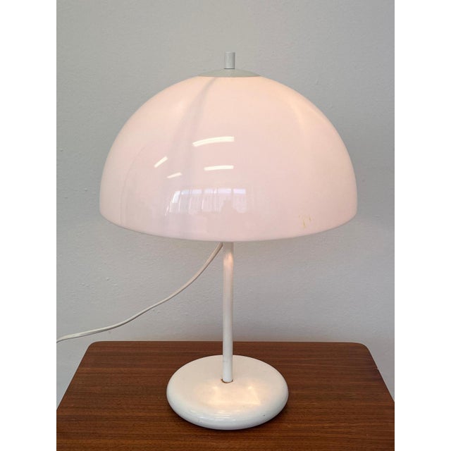 Mid-Century Space Age Mushroom Table Lamp, 1980s For Sale - Image 4 of 7