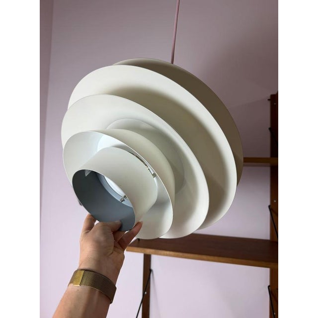 Metal Verona Pendant Lamp by Svend Middelboe for Nordisk Solar For Sale - Image 7 of 11