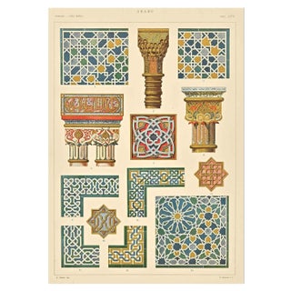 A. Alessio, Decorative Objects, Chromolithograph, Early 20th Century For Sale