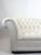 Chesterfield Sofa in White Vinyl Upholstery For Sale - Image 9 of 10