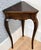 Ethan Allen Ethan Allen Country French Walnut Triangle Corner Accent Table For Sale - Image 4 of 10