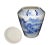 Chinese Porcelain Blue White Water Mountain Scenery Container For Sale - Image 4 of 6