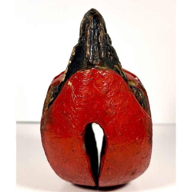 Japanese Carved Wood Mokugyo Fish Drum For Sale - Image 6 of 10