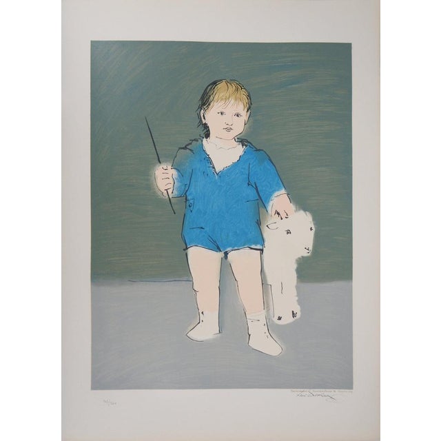 Pablo Picasso, Enfant et agneau (Petit Paul Picasso), Lithograph For Sale - Image 11 of 11