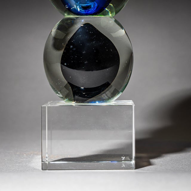 Late 20th Century Hand-Blown Glass Art Object, Murano Glass, Italy, 2nd Half 20th Century For Sale - Image 5 of 7