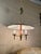 Wood Mid Century Flying Saucer Pull Down Lamp For Sale - Image 7 of 12