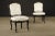 This intriguing pair of 1890s French Louis XV style chairs in the style of Rinquet-Leprince feature elaborate carving of...