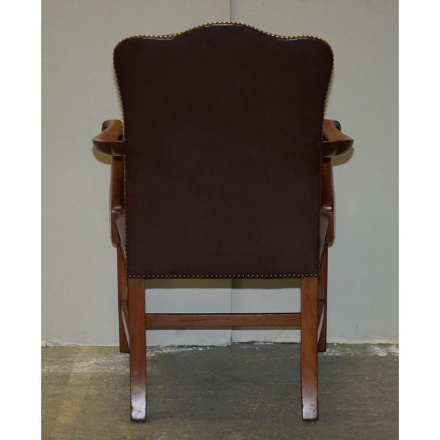 Leather Spencer House Desk Chair For Sale - Image 17 of 18
