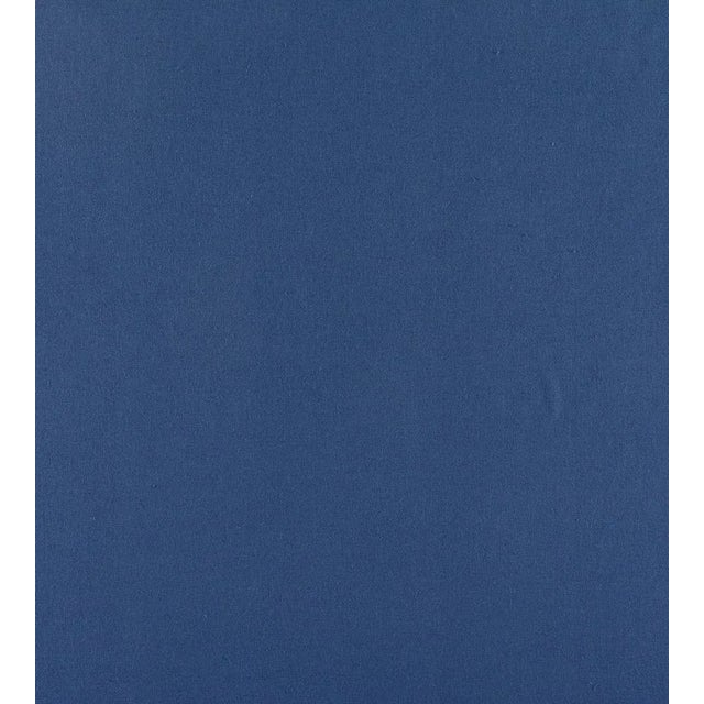 Traditional The House of Scalamandré Canvas Fabric, Navy For Sale - Image 3 of 3