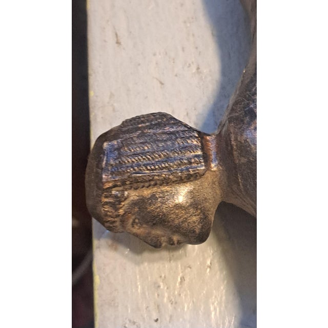 Ronson Art Metal Works 1920s Art Deco Ronson Queen of the Nile Bronze Incense Burner For Sale - Image 4 of 6