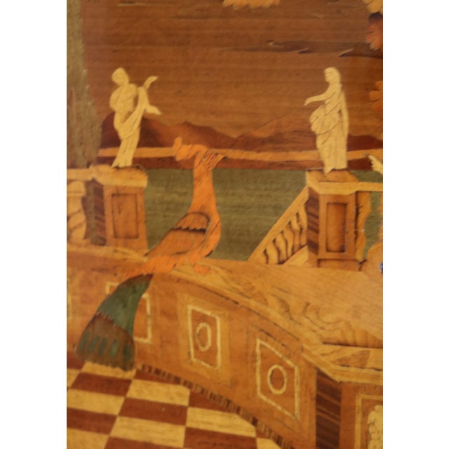 Empire Style Inlaid Secretaire, 1990s For Sale - Image 10 of 17