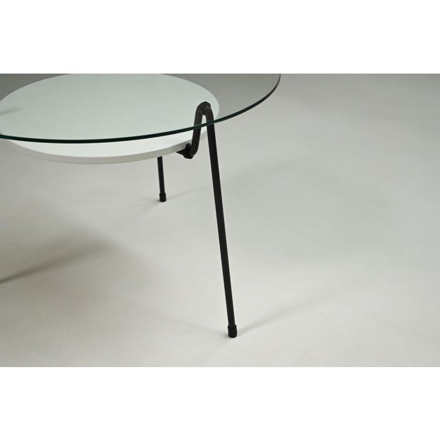 Metal 535 Mug Table by Wim Rietveld for Gispen, Netherlands, 1950s For Sale - Image 7 of 9