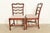 Baker Furniture Style Georgian Carved Mahogany Dining Chairs, Set of Six For Sale - Image 11 of 13