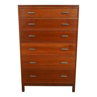 Stickley Modern Design 6 Drawer High Chest For Sale