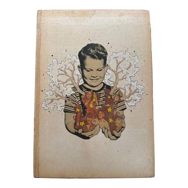 1970s Vintage Primitive Mixed Media Artwork on Board For Sale