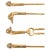 Vintage French Solid Brass Duck Head Fireplace Tool Set, Maison Jansen Style, 19 For Sale - Image 12 of 17