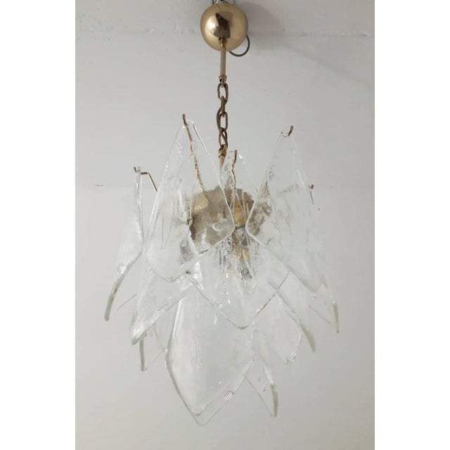 Metal Mid 20th Century Murano "Vele" Chandelier by La Murrina For Sale - Image 7 of 8