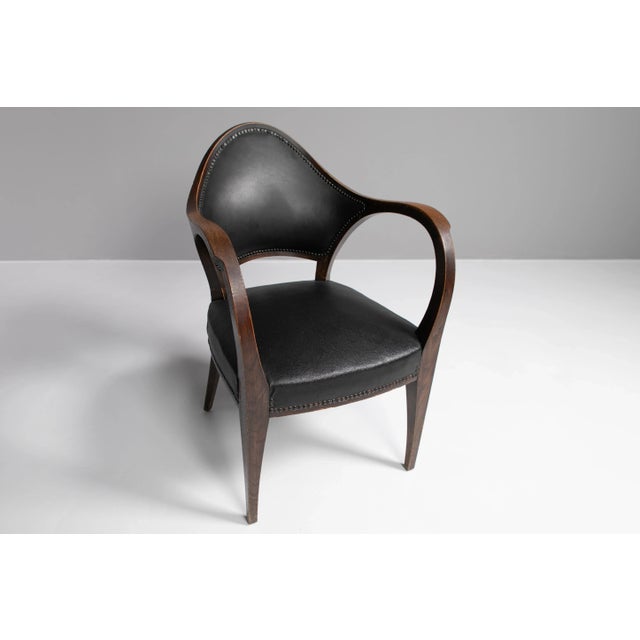 The armchair is in the original state with the original Ferder Kerntolstung. References: Bruno Paul German Interior Art...