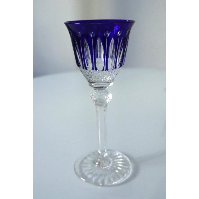 Glass Crystal Tommy Glasses from Saint-Louis, 1930s, Set of 6 For Sale - Image 7 of 18