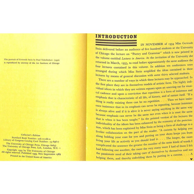 w/ an introduction by Thornton Wilder [62] pp. The University of Chicago Press Collector's Edition 1969 9 1/2" x 7 1/4"...