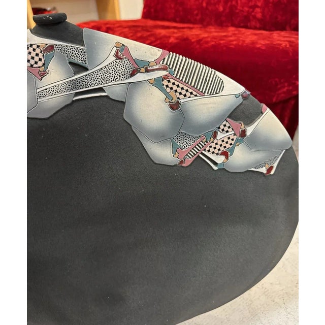 1970s 1970s Sculptural Ceramic Vase For Sale - Image 5 of 5