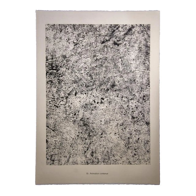 Jean Dubuffet, Contained Animation, Lithograph, 1959 For Sale