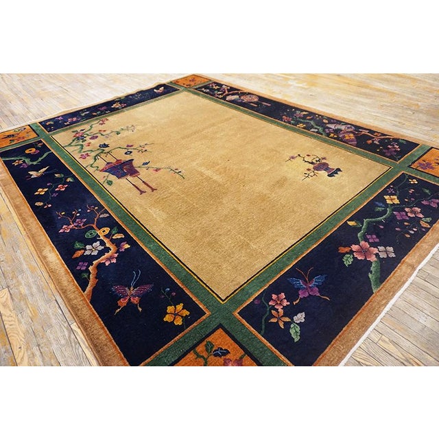 1920s Chinese Art Deco Carpet For Sale - Image 4 of 13