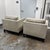 Textile Crate & Barrel Lounge Armchairs, Pair For Sale - Image 7 of 12