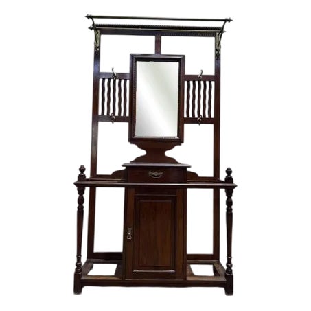 English Wardrobe in Mahogany For Sale