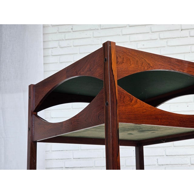 Wood Danish Modus Side Table in Teak by Kristian Vedel for Søren Wiladsen, 1974 For Sale - Image 7 of 16