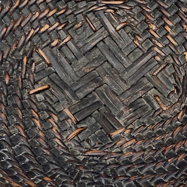 Vintage Philippine Kalinga Tribe "Labba" Rice/Market Basket Centerpiece 18" For Sale - Image 11 of 12