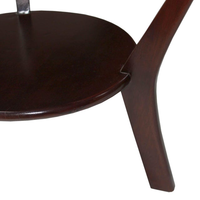 Round Mahogany Table Chairish