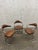 RETRO RETRO RETRO! These 1970’s vintage DAYSTROM postmodern cantilever chairs crafted from chrome and vinyl displays a...