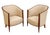Linen Pair of French Lounge Chairs in the Art Deco Style (Individually Priced) For Sale - Image 8 of 15
