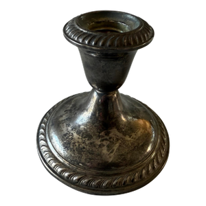Vintage Sterling Silver Weighted Candle Holder
