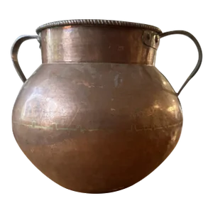 Antique Copper Pot or Planter